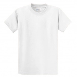 White Port & Company Essential Logo T-Shirt - Men's Tall
