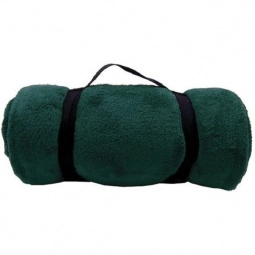 Green Soft Luxurious Micro Plush Custom Blanket