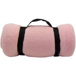 Light Pink Soft Luxurious Micro Plush Custom Blanket