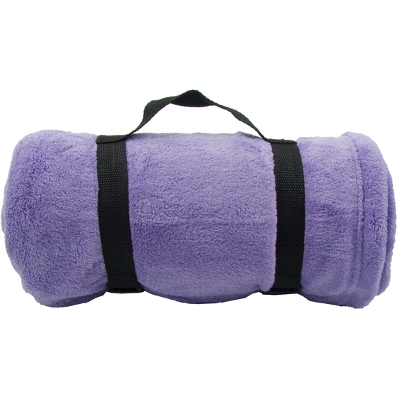 Purple Soft Luxurious Micro Plush Custom Blanket