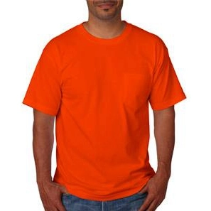 Orange Bayside Pocket Promotional T-Shirt - Colors