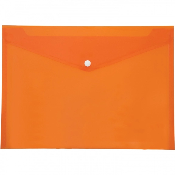 Translucent Orange Letter Size Document Customized Envelope