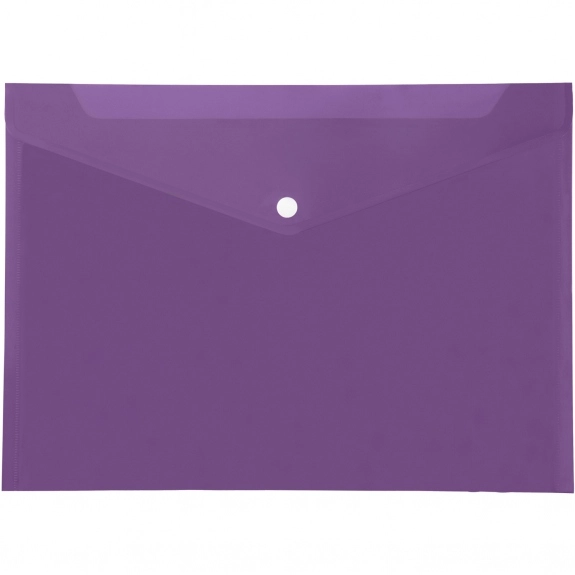 Translucent Purple Letter Size Document Customized Envelope