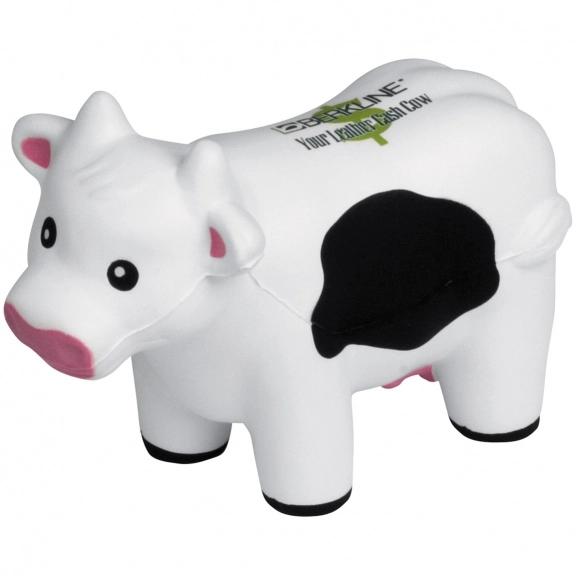  Black/White Dairy Cow Shaped Custom Stress Balls
