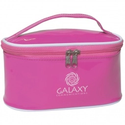 Pink - PVC Custom Cosmetic Bags