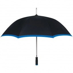 Black/Royal Blue Two-Tone Edge Automatic Custom Umbrella