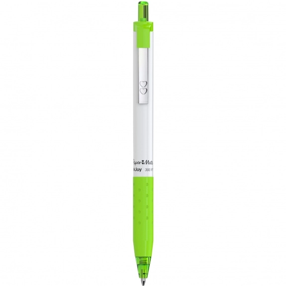 Lime - Paper Mate Ink Joy Promotional Pen w/ White Barrel