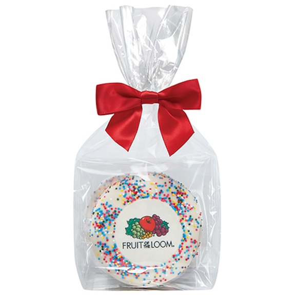Clear - Full Color Sugar Cookie Custom Gift - 3 Cookies
