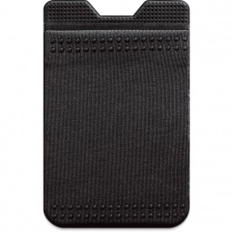 Black Gadget Grips Expandable Custom Cell Phone Wallet