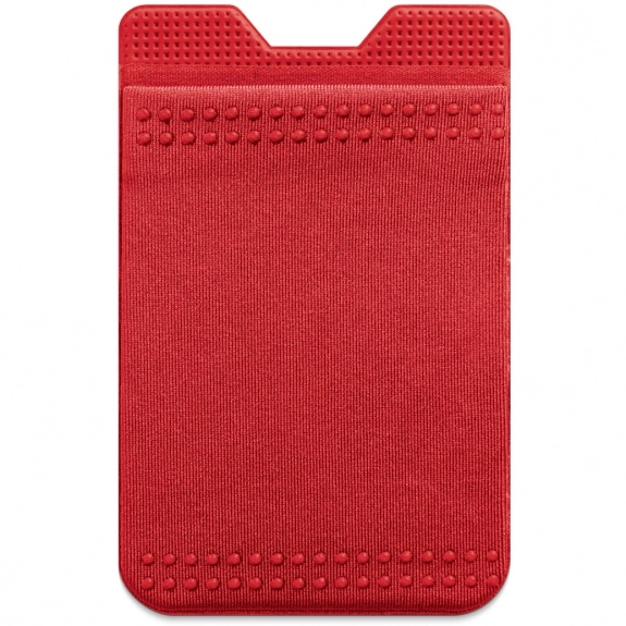 Red Gadget Grips Expandable Custom Cell Phone Wallet
