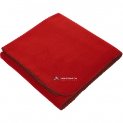 Red Large Fleece Stadium Custom Blanket