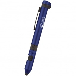 Blue 6-in-1 Custom Multi-Tool Pen