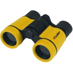 Yellow Rubber Sports Promo Binoculars