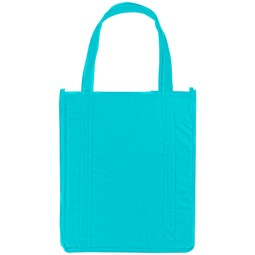 Teal - Reusable Shopping Imprinted Tote Bag