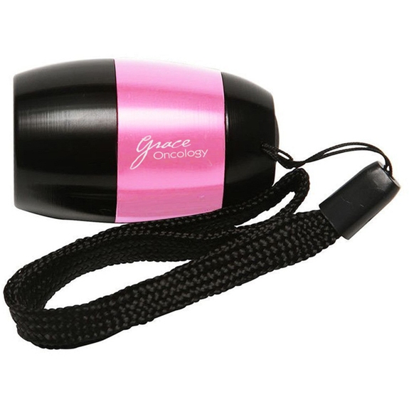 Black / Pink - Stubby LED Custom Flashlight