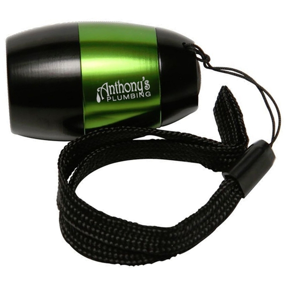 Black / Green - Stubby LED Custom Flashlight