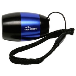 Black / Blue - Stubby LED Custom Flashlight