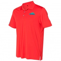Collegiate Red Adidas Performance Sport Custom Polo Shirt - Men's