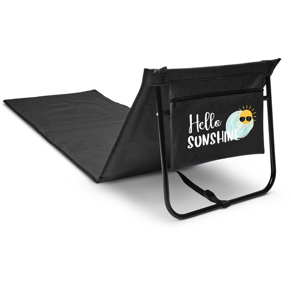 Black - Outer Banks Custom Lounging Beach Chair