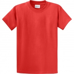 Fiery Red Port & Company Essential Logo T-Shirt - Men's Tall - Colors