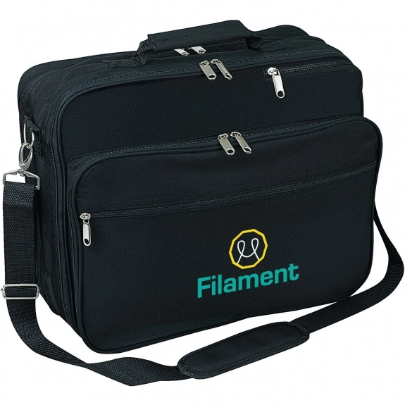 Black Paramount Laptop Custom Briefcase 
