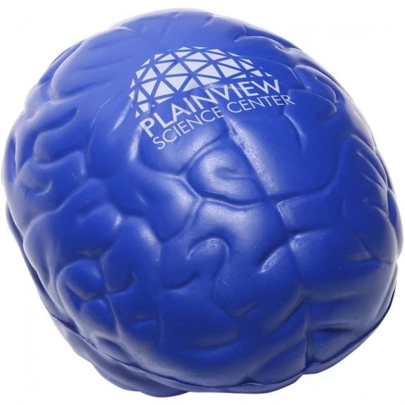 Blue Brain Shaped Custom Stress Balls
