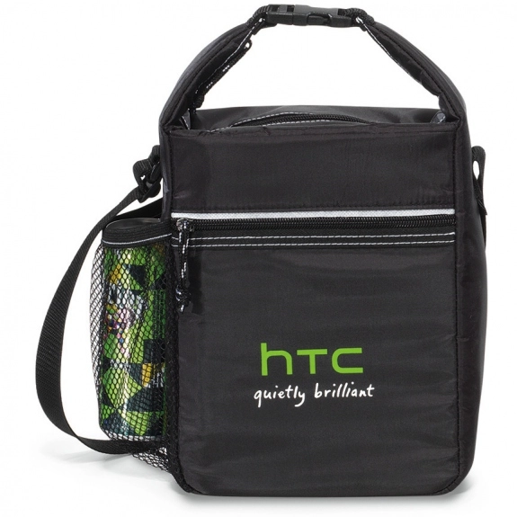 Black Thermal Insulated Cooler Custom Bags - 6 Can