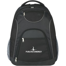 Black - The Ultimate Promotional Backpack - 13"w x 18"h x 6"d