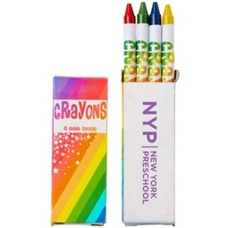 Four Pack Promotional Crayons
