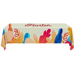 Full Color Dye Sublimated Custom Table Cloth - 8 ft.