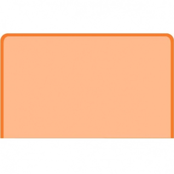 Translucent Orange Press 'n' Stick Custom Calendar - Scenic