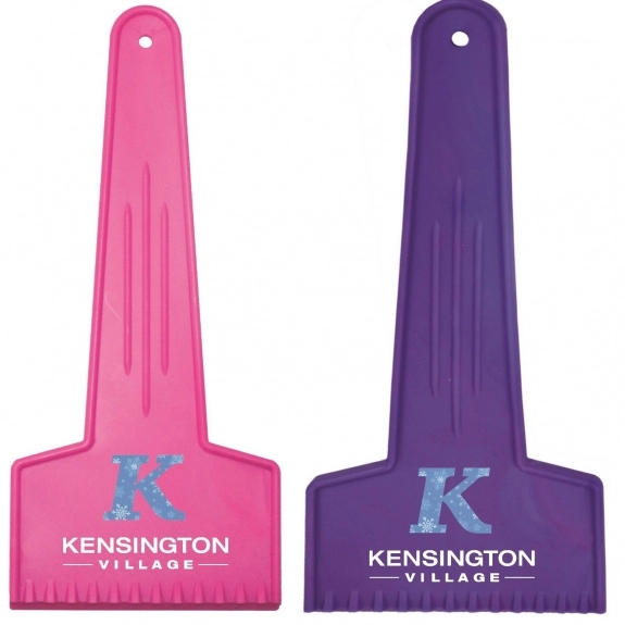 Pink to Purple Full Color Mood Changing Promotional Ice Scrapers