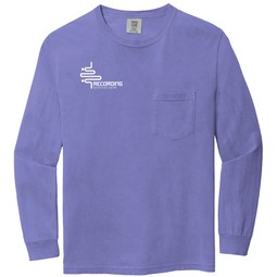 Violet - Comfort Colors&#174; Heavyweight Custom Long Sleeve Pocke