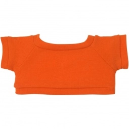 Orange Bear Shirt Plush Custom Stuffed Anima