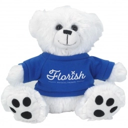 Promotional Plush Bear Stuffed Animal w/ Custom Shirt - 8.5" with Logo