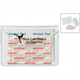 Vinyl Promotional First Aid Kits w/ Pouch