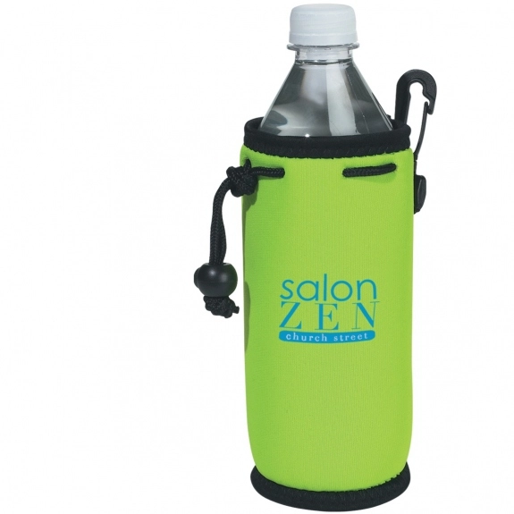 Lime Green Promotional Water Bottle Sleeve
