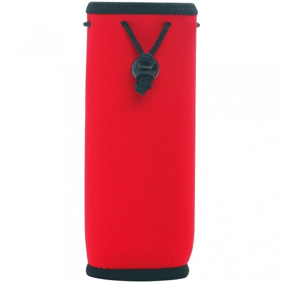 Red Promotional Water Bottle Sleeve