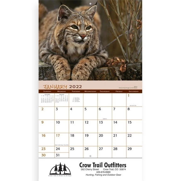 Wildlife 13-Month Custom Calendar