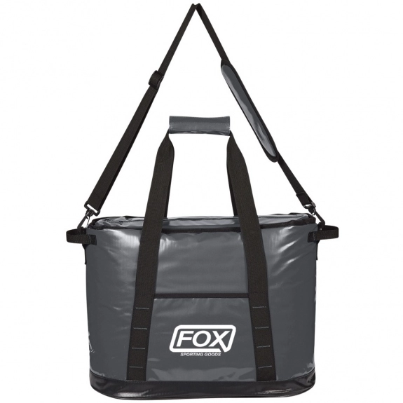 Gray - Waterproof Performance Custom Cooler Tote Bag - 24 Can