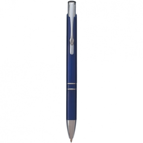 Blue - Plunger Action Promotional Pen