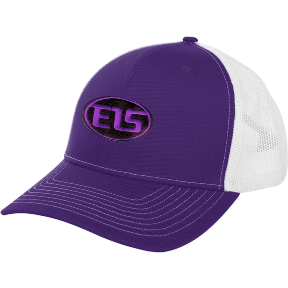 Purple The Hauler Classic Custom Logo Trucker Hat