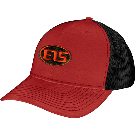 Red The Hauler Classic Custom Logo Trucker Hat