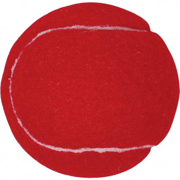 Red Synthetic Promotional Tennis Ball