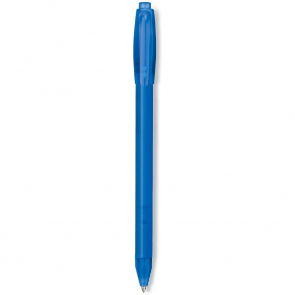 Trans. Bright Blue Paper Mate Sport Retractable Logo Pen