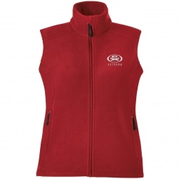 Classic Red Core365 Journey Fleece Custom Vest