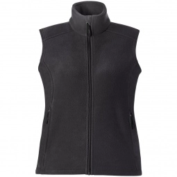 Heather Charcoal Core365 Journey Fleece Custom Vest