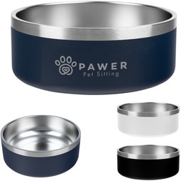 Group - Stainless Steel Branded Pet Bowl - 40 oz.