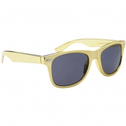 Metallic Gold Colored Custom Sunglasses 