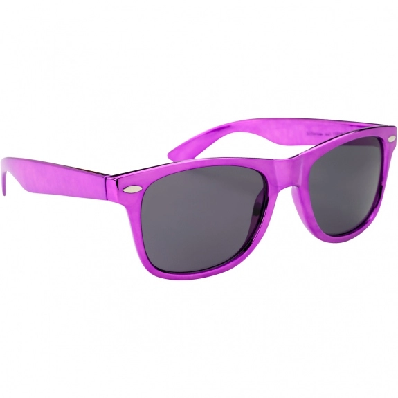 Metallic Purple Colored Custom Sunglasses 